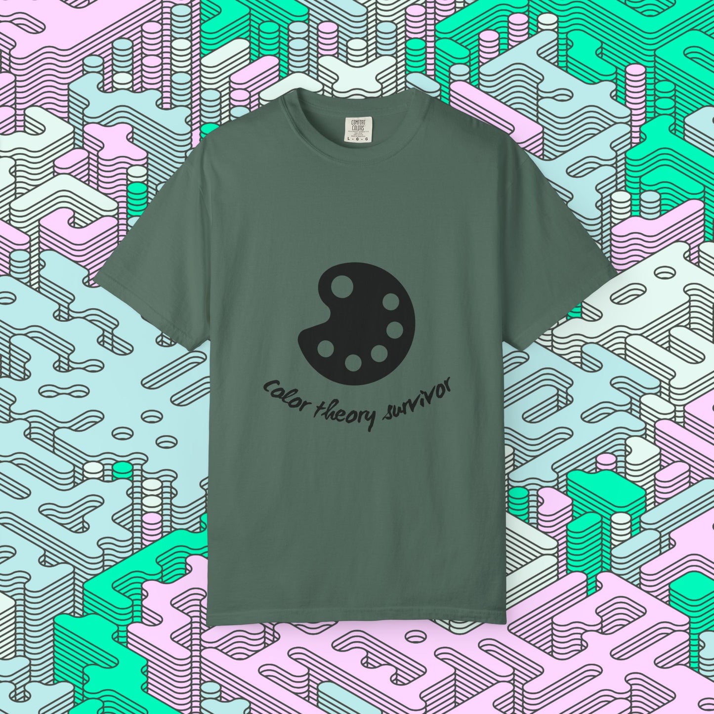 Color Theory Survivor Graphic Tee