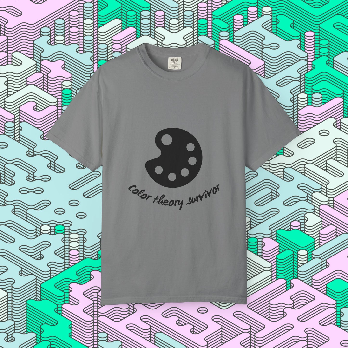 Color Theory Survivor Graphic Tee