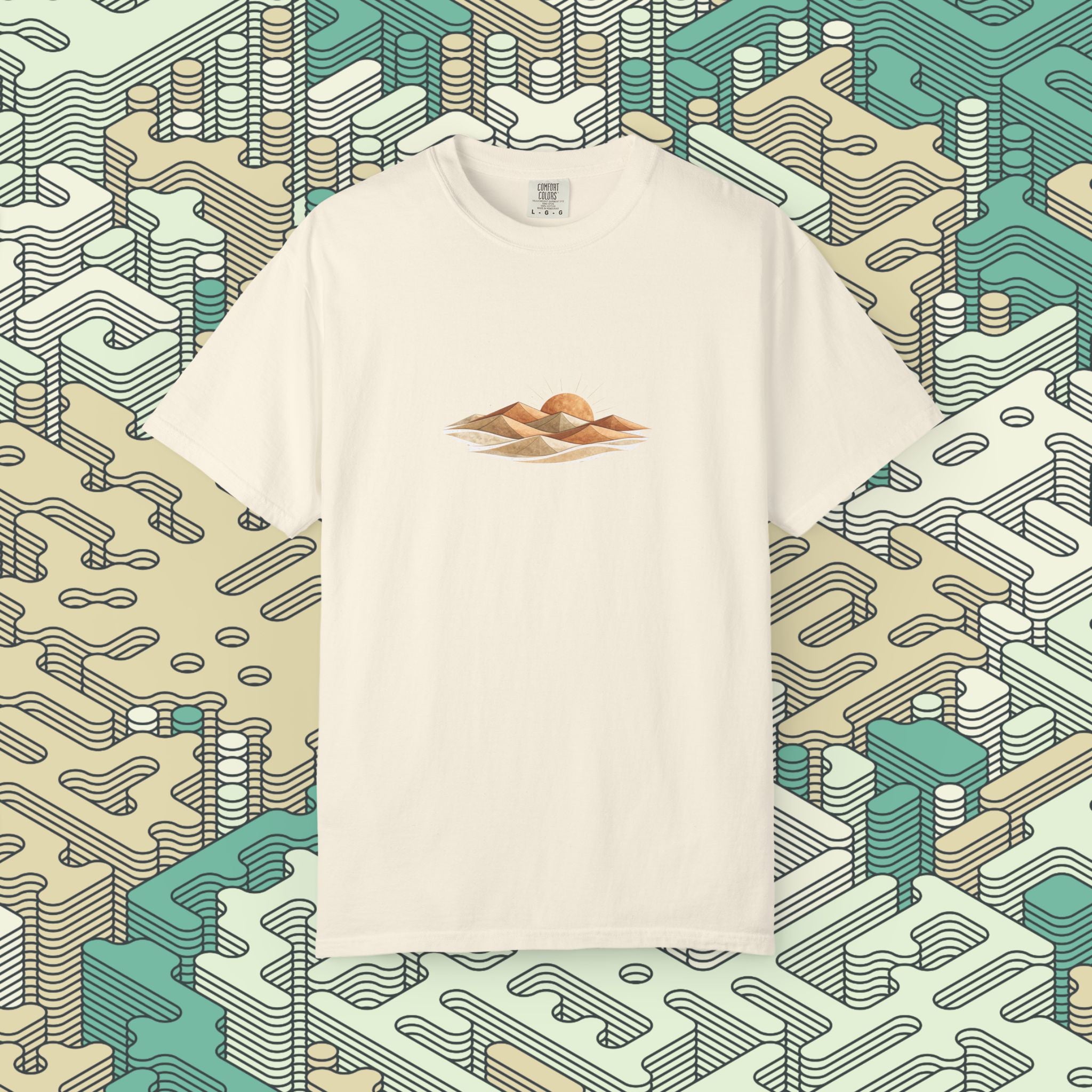 Sandy Dunes Origami T-Shirt