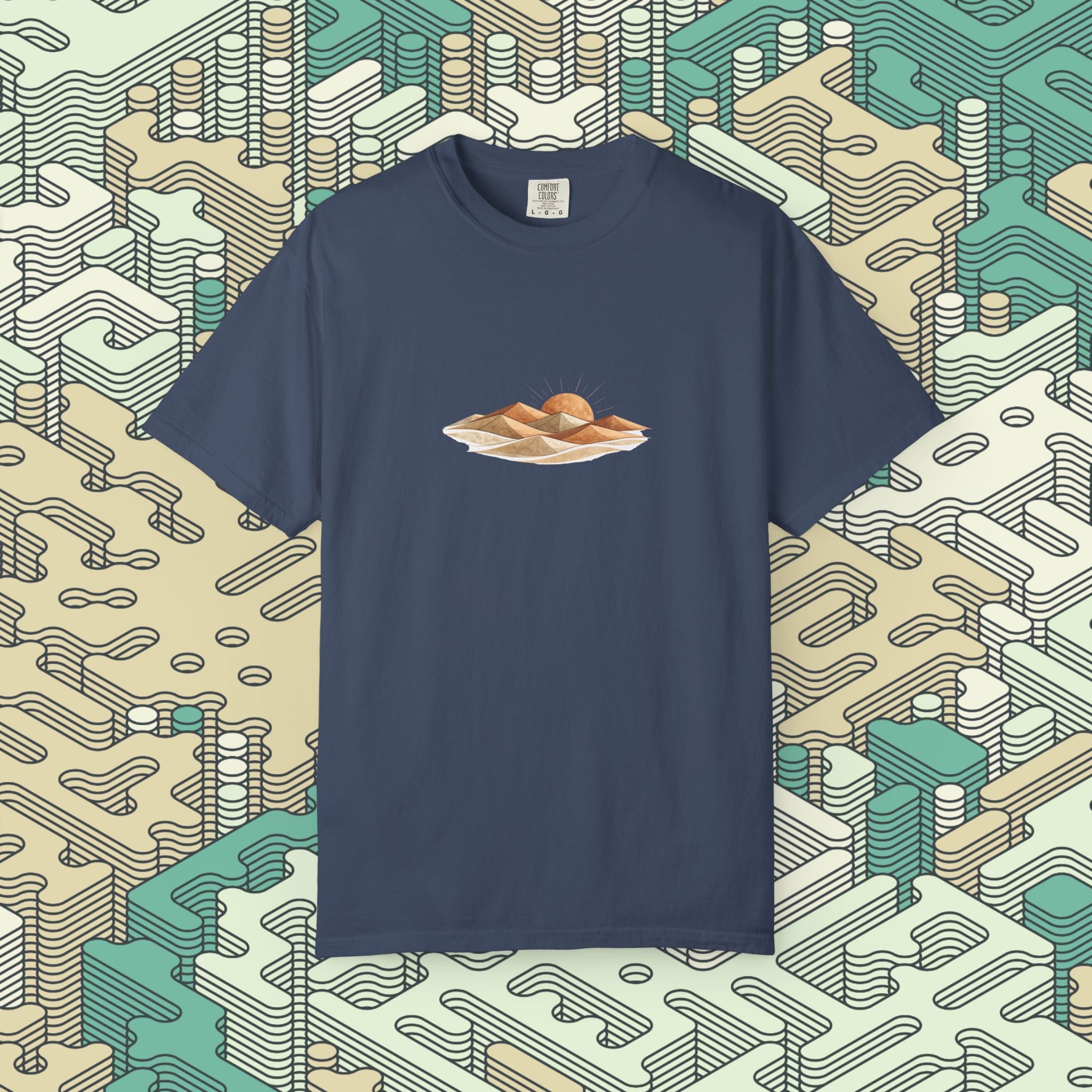Sandy Dunes Origami T-Shirt