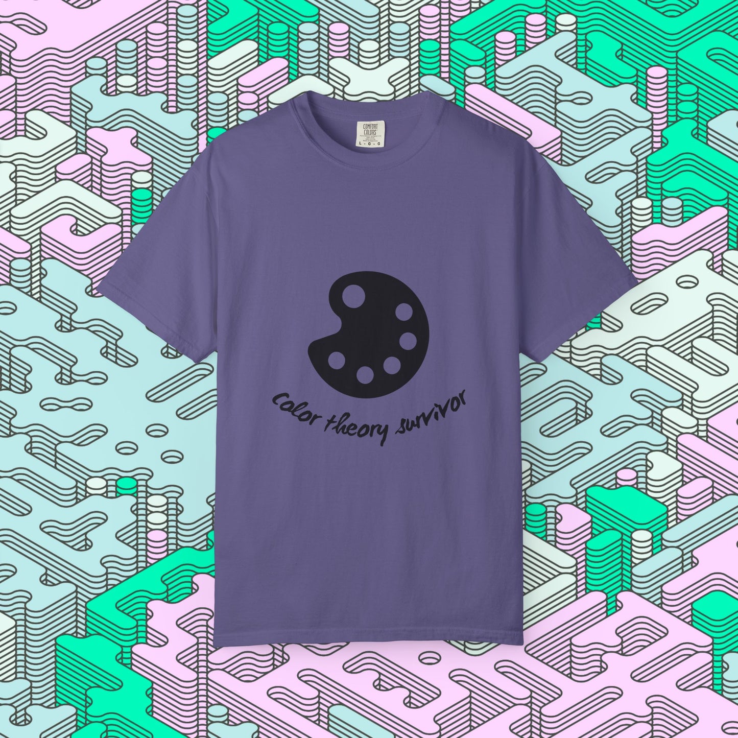 Color Theory Survivor Graphic Tee