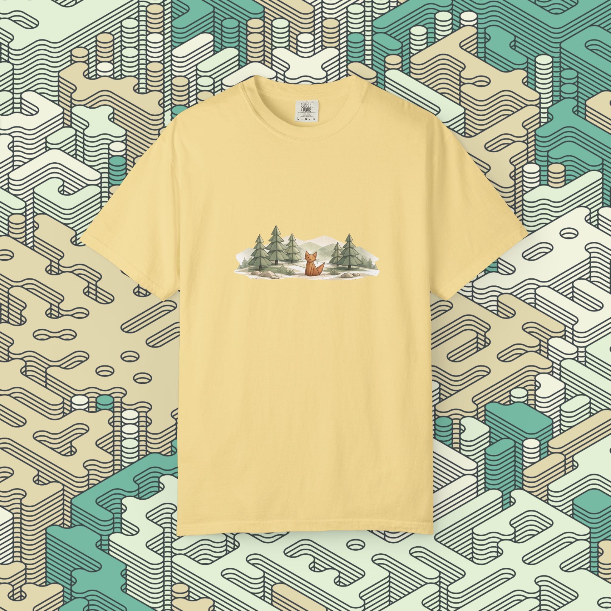 Origami Foxy Forest T-Shirt