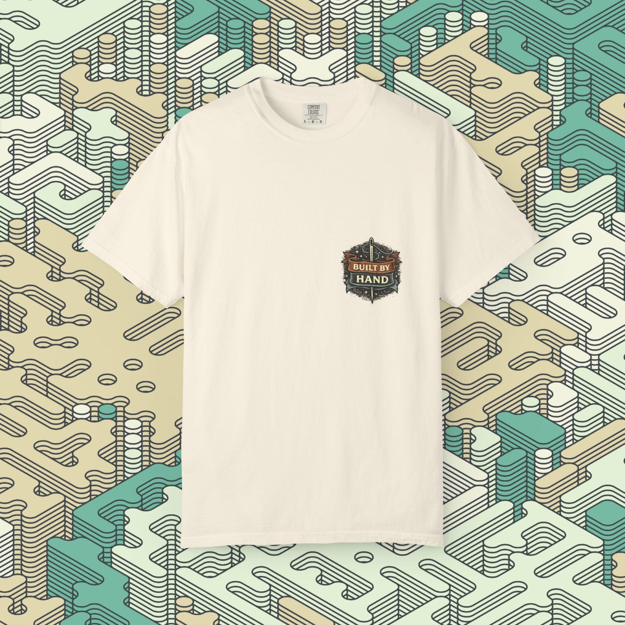 Built By Hand Badge T-Shirt