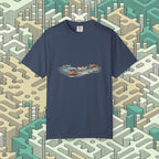 Boats Over Water Origami T-Shirt