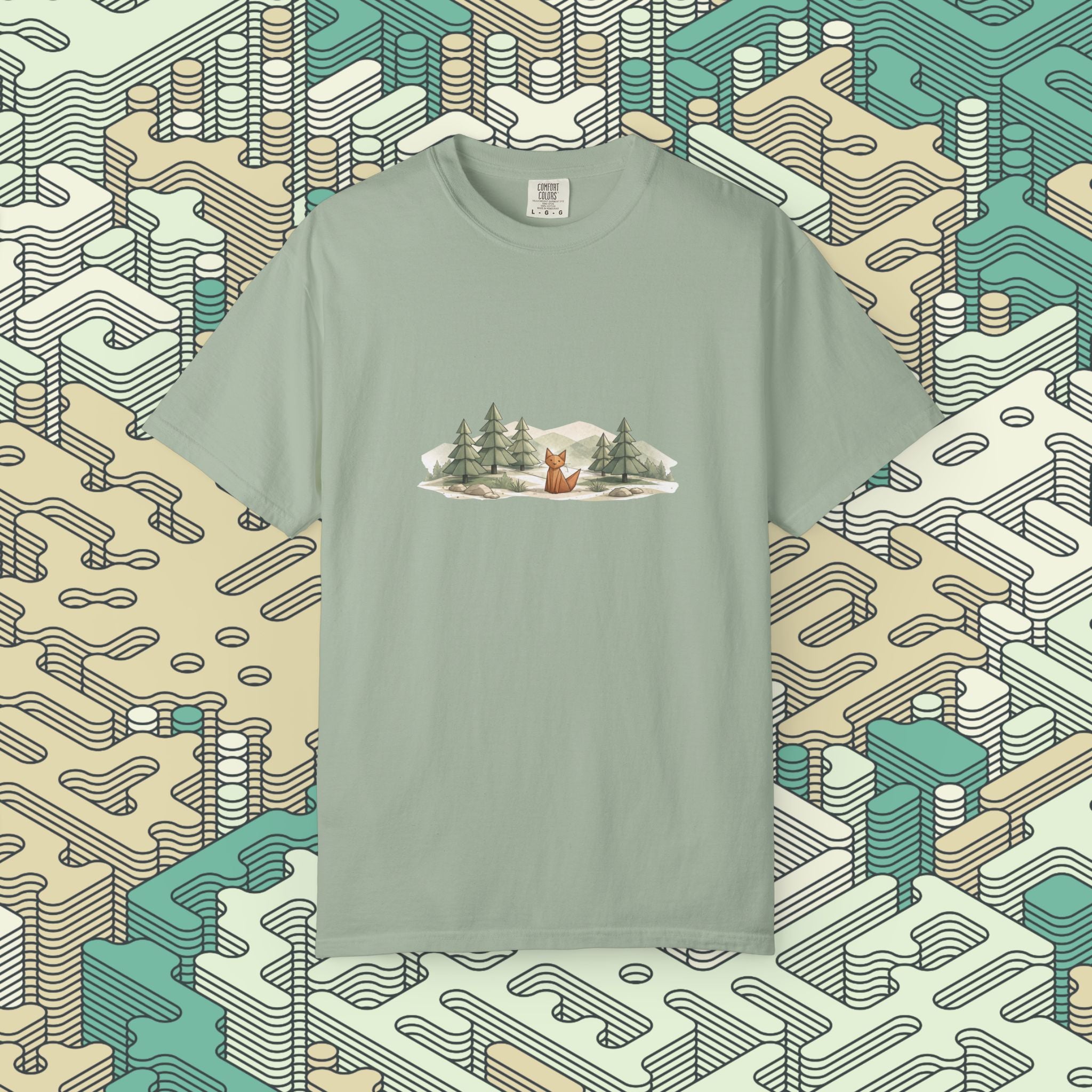 Origami Foxy Forest T-Shirt
