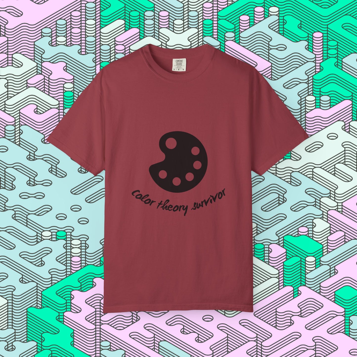 Color Theory Survivor Graphic Tee