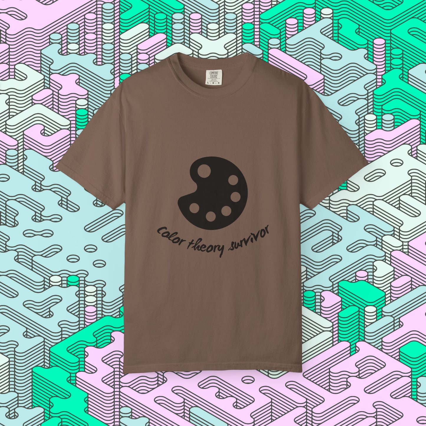 Color Theory Survivor Graphic Tee