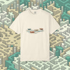 Boats Over Water Origami T-Shirt