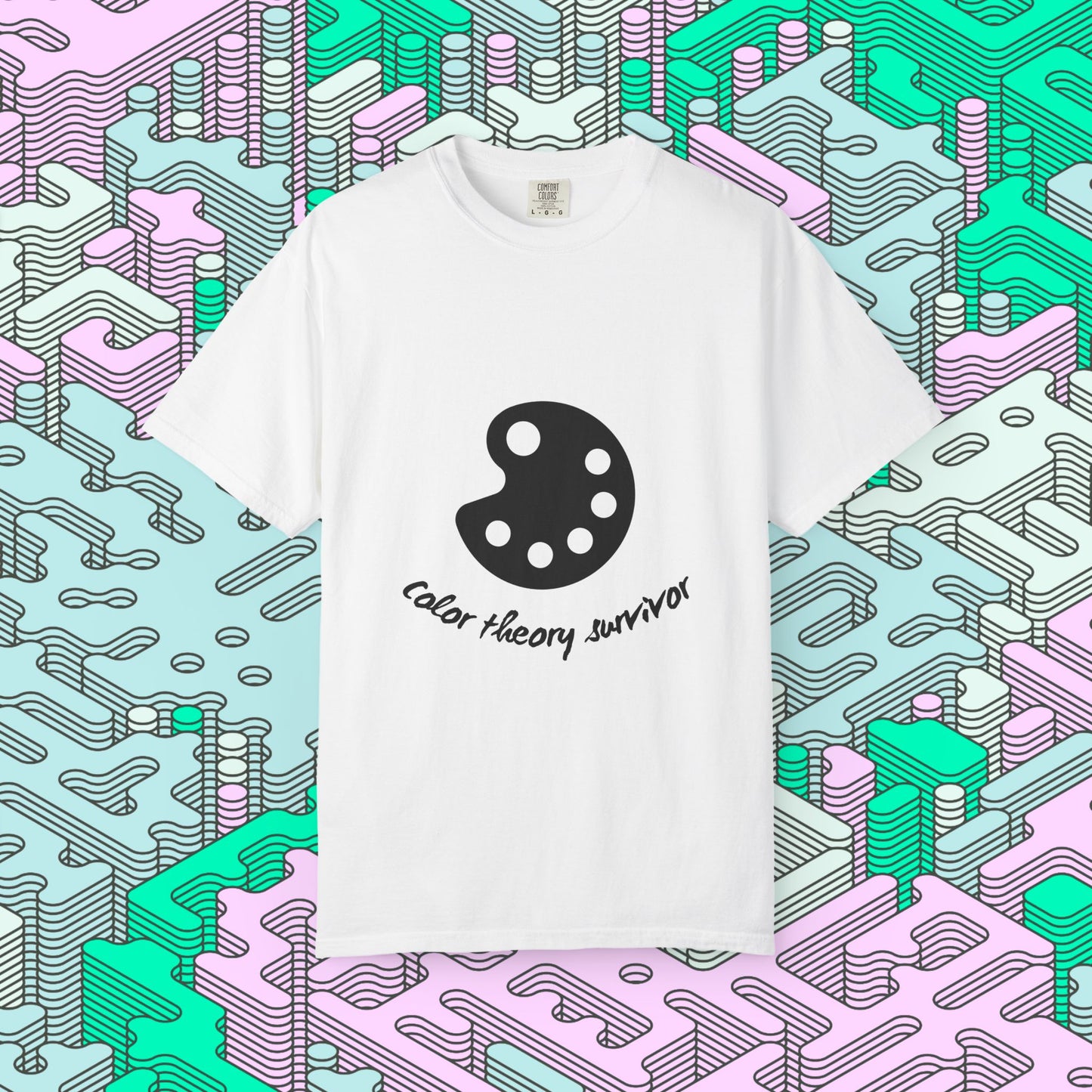 Color Theory Survivor Graphic Tee