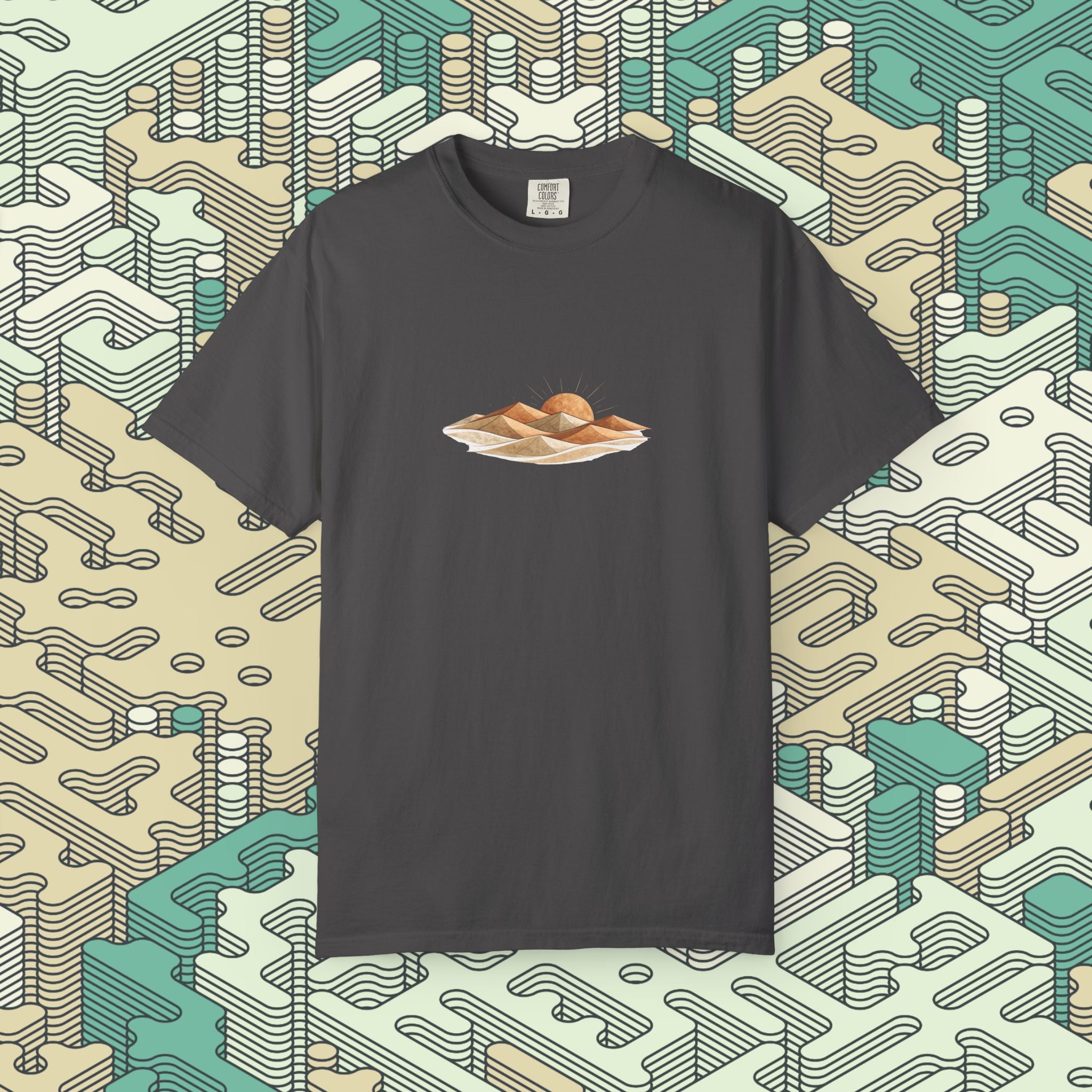 Sandy Dunes Origami T-Shirt