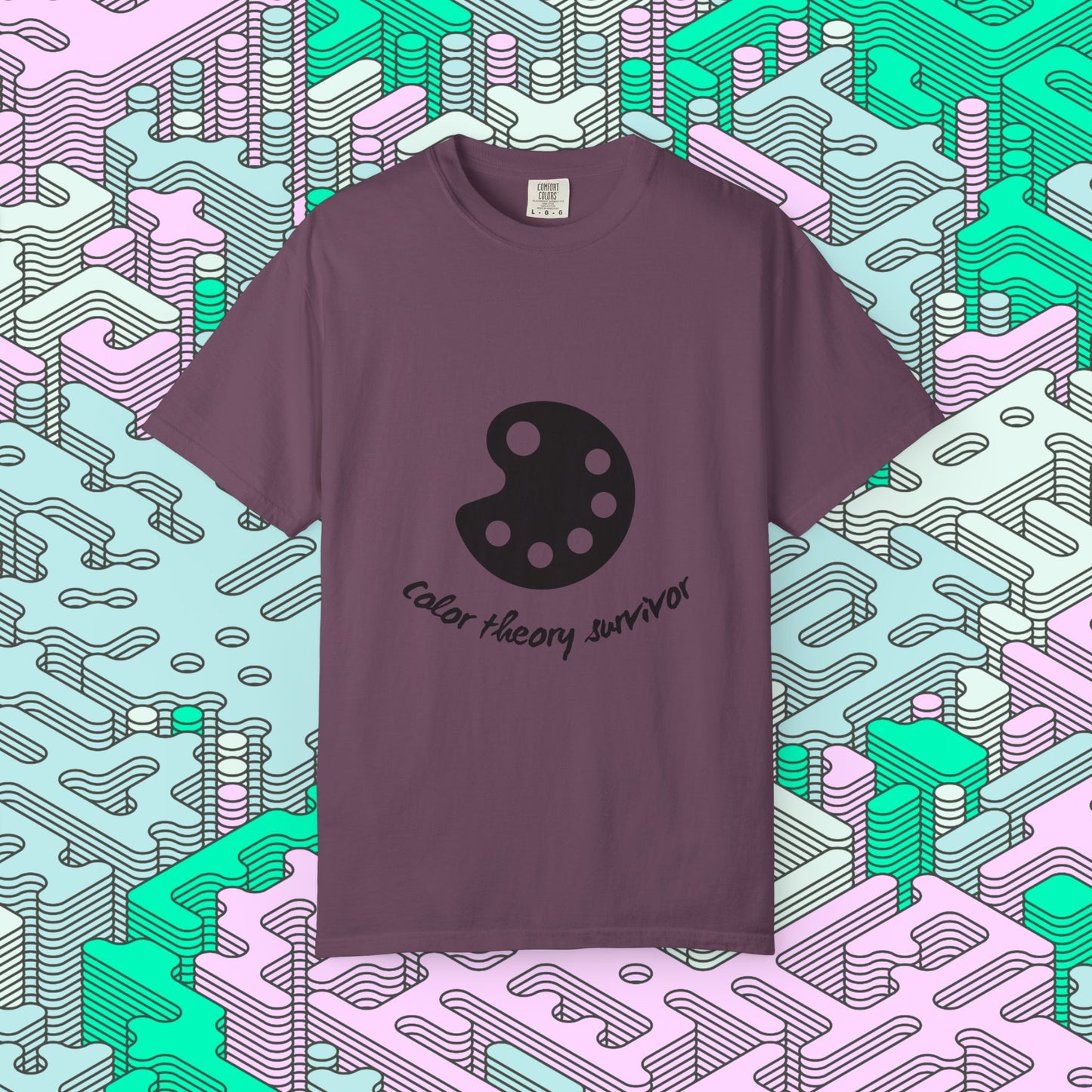 Color Theory Survivor Graphic Tee