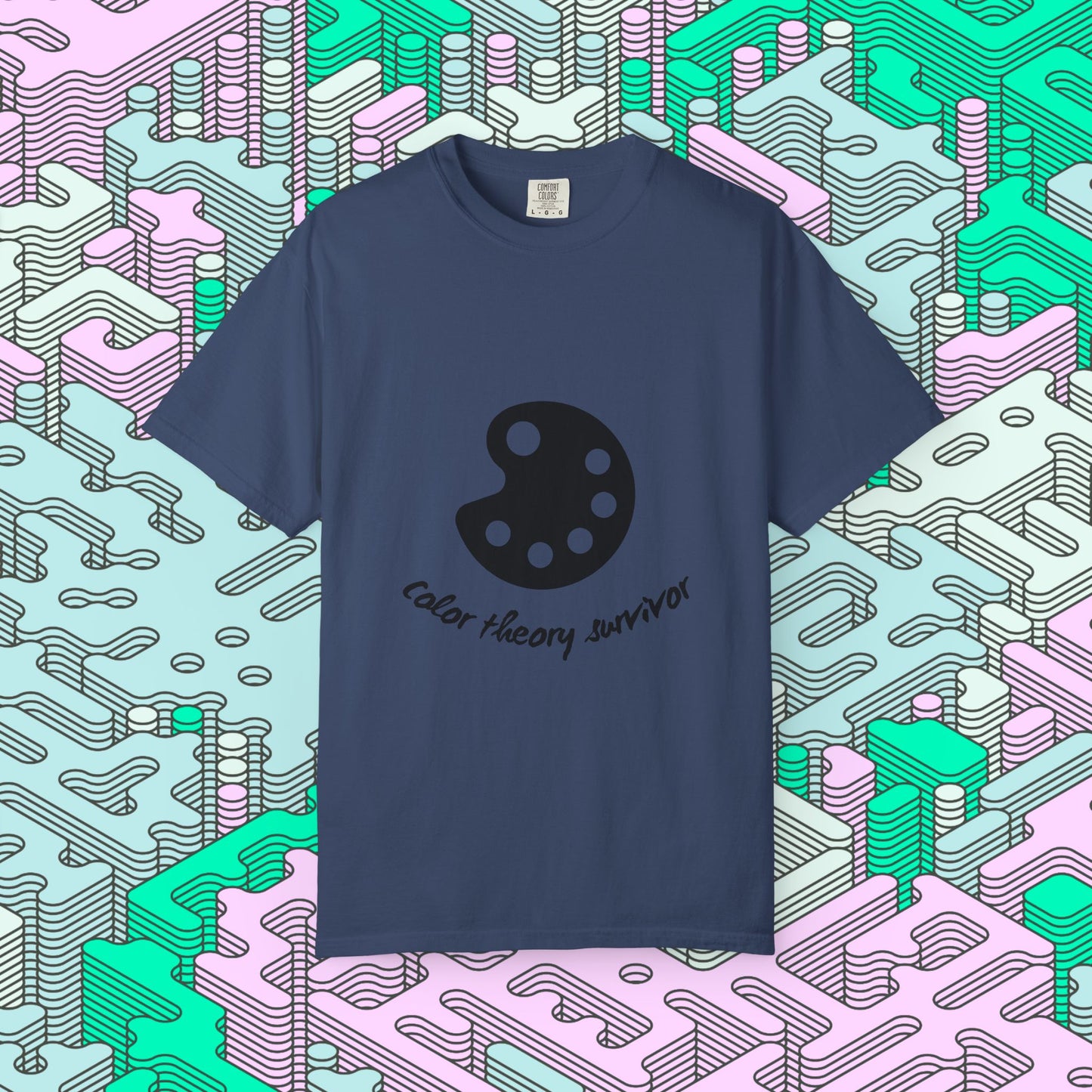 Color Theory Survivor Graphic Tee