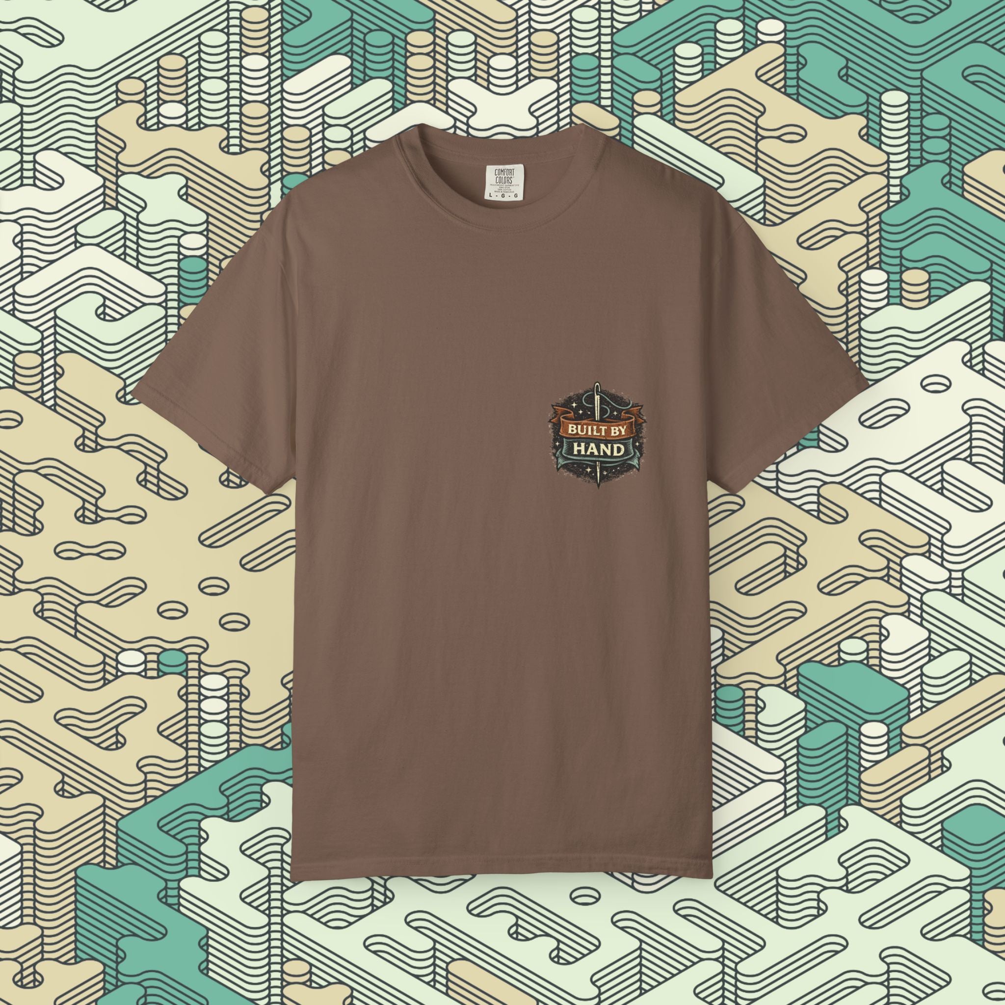 Built By Hand Badge T-Shirt