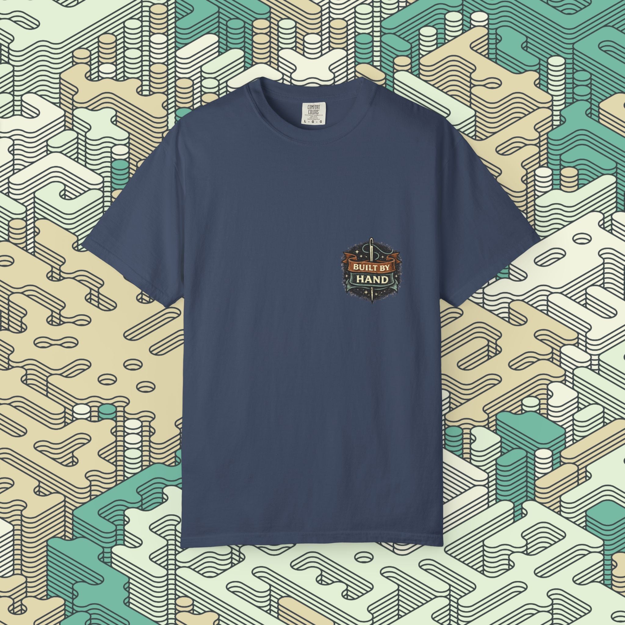 Built By Hand Badge T-Shirt
