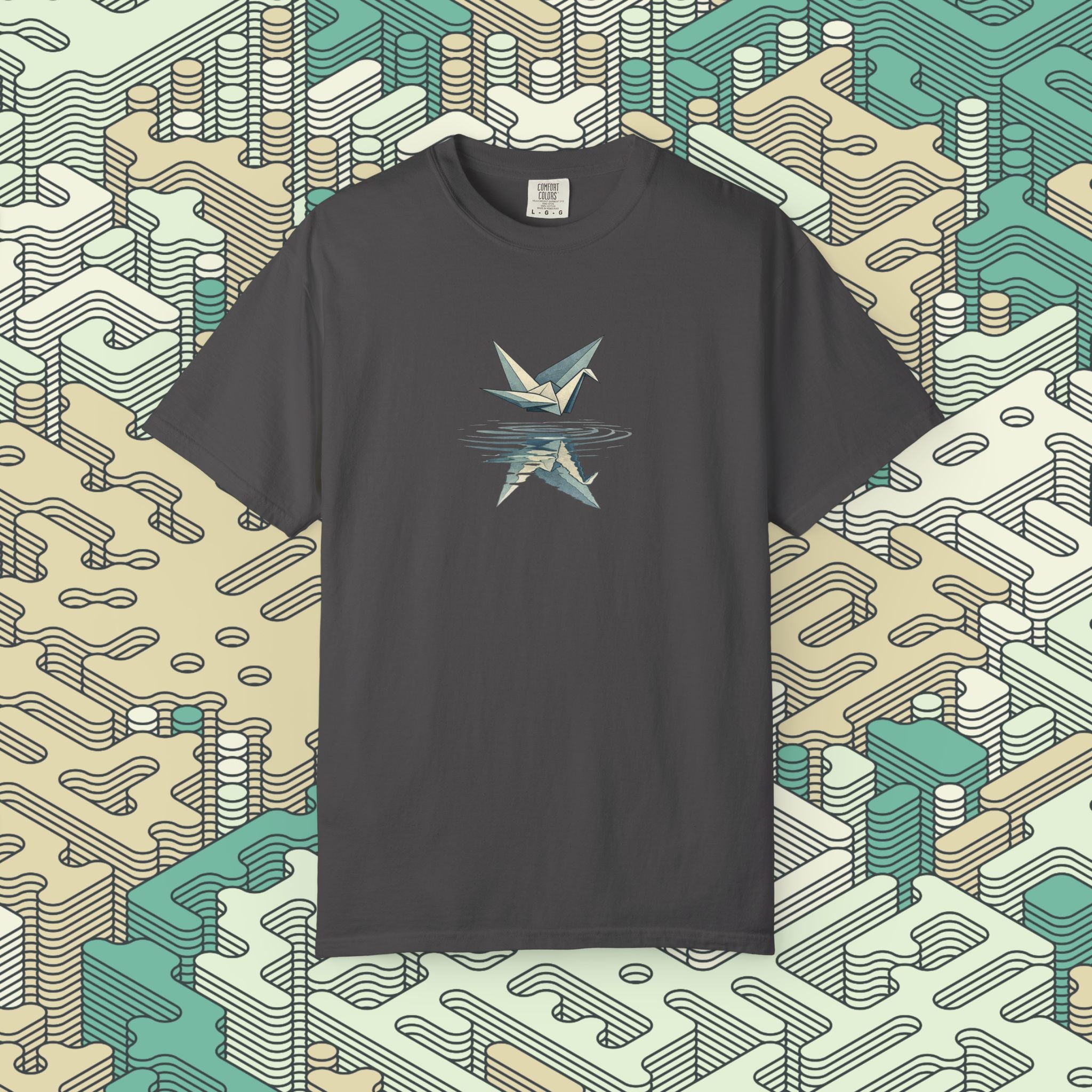 Swan Origami T-Shirt