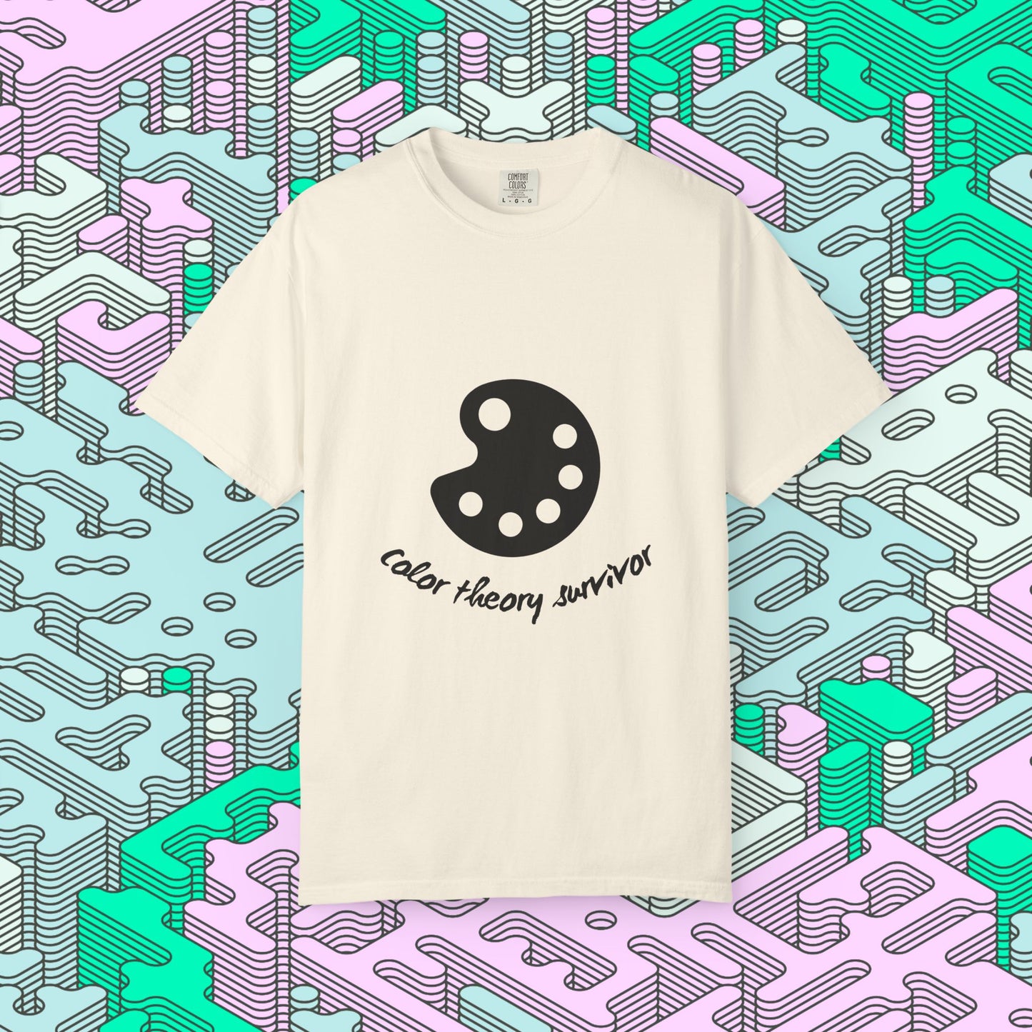 Color Theory Survivor Graphic Tee