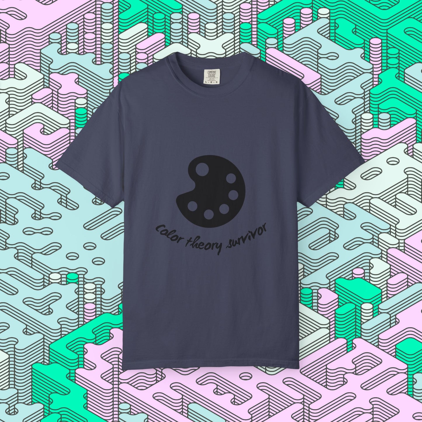 Color Theory Survivor Graphic Tee