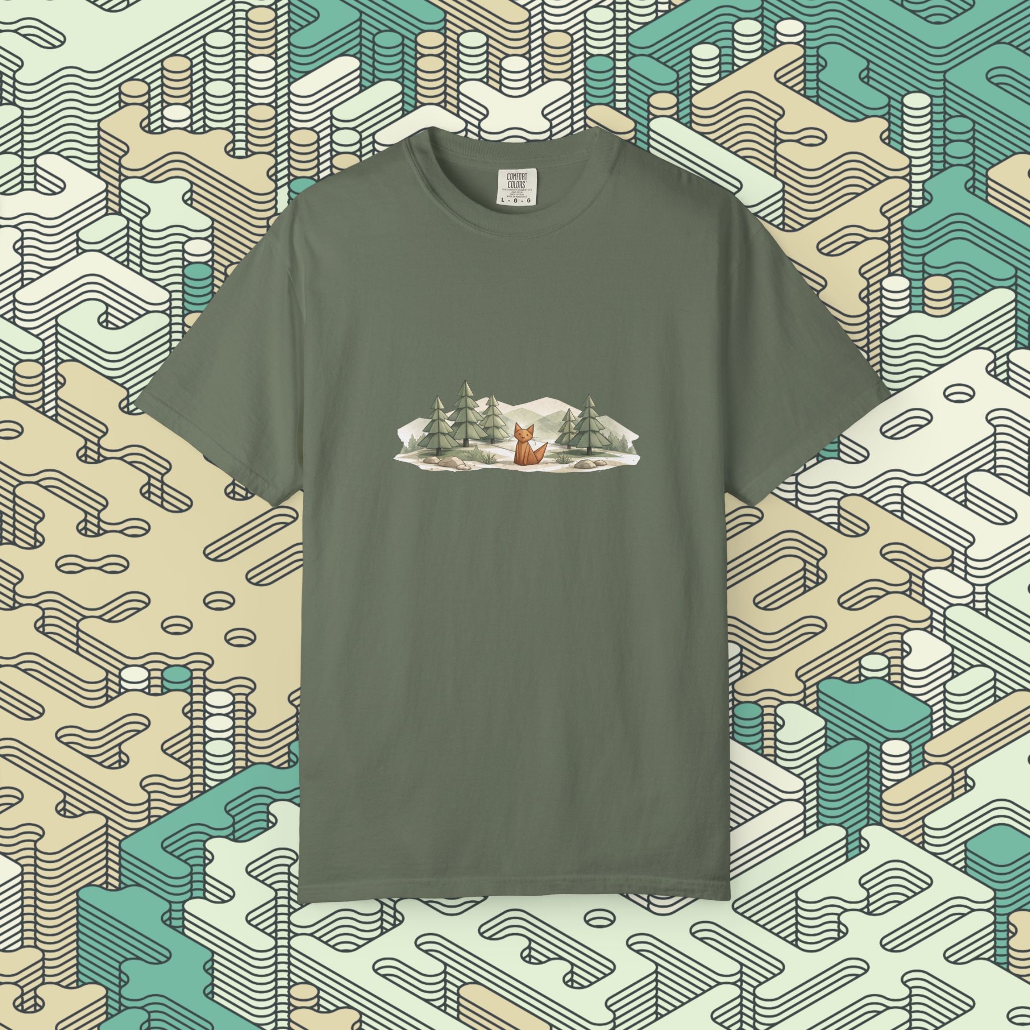 Origami Foxy Forest T-Shirt